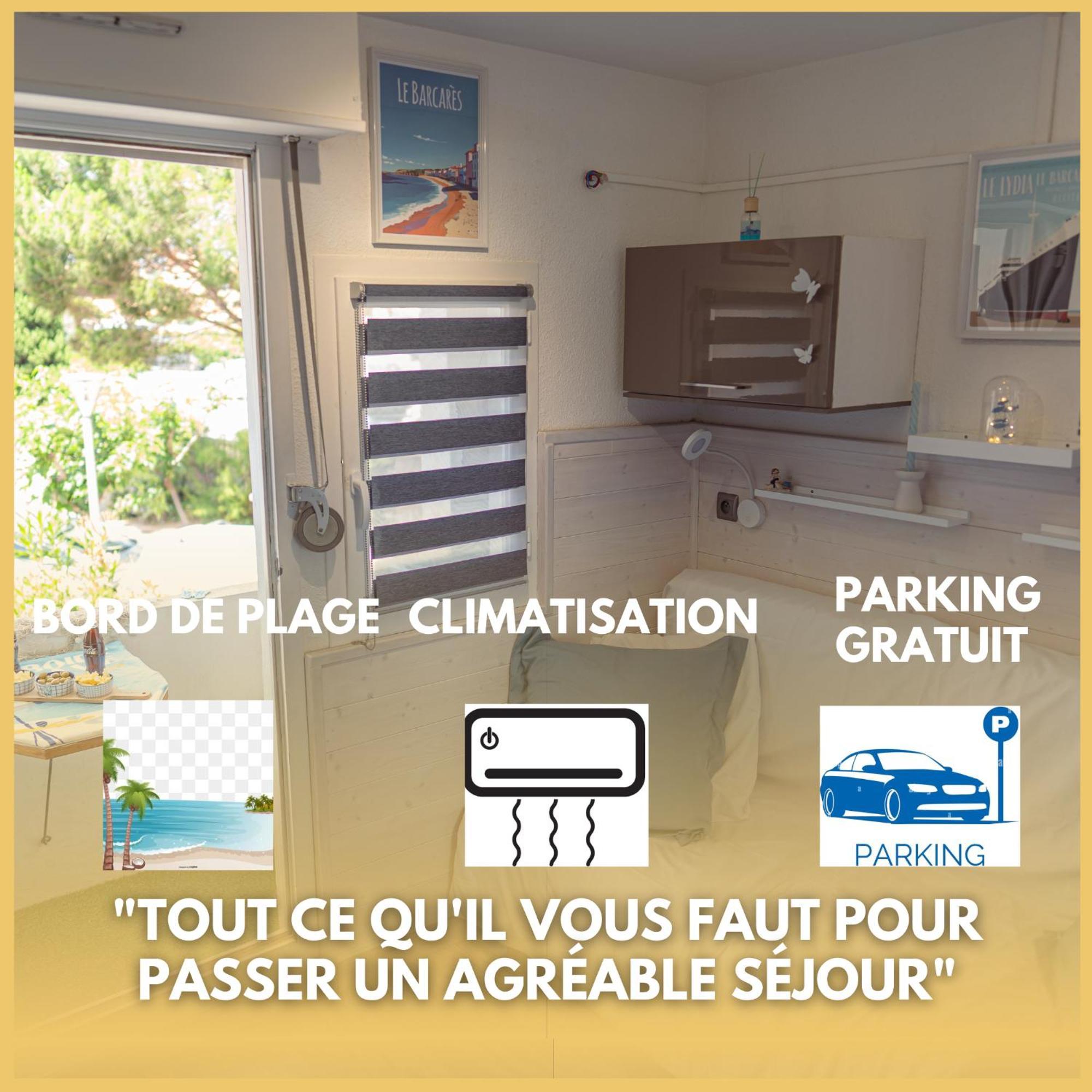 Agreable Studio Les Pieds Dans L'Eau Le Barcarès Buitenkant foto